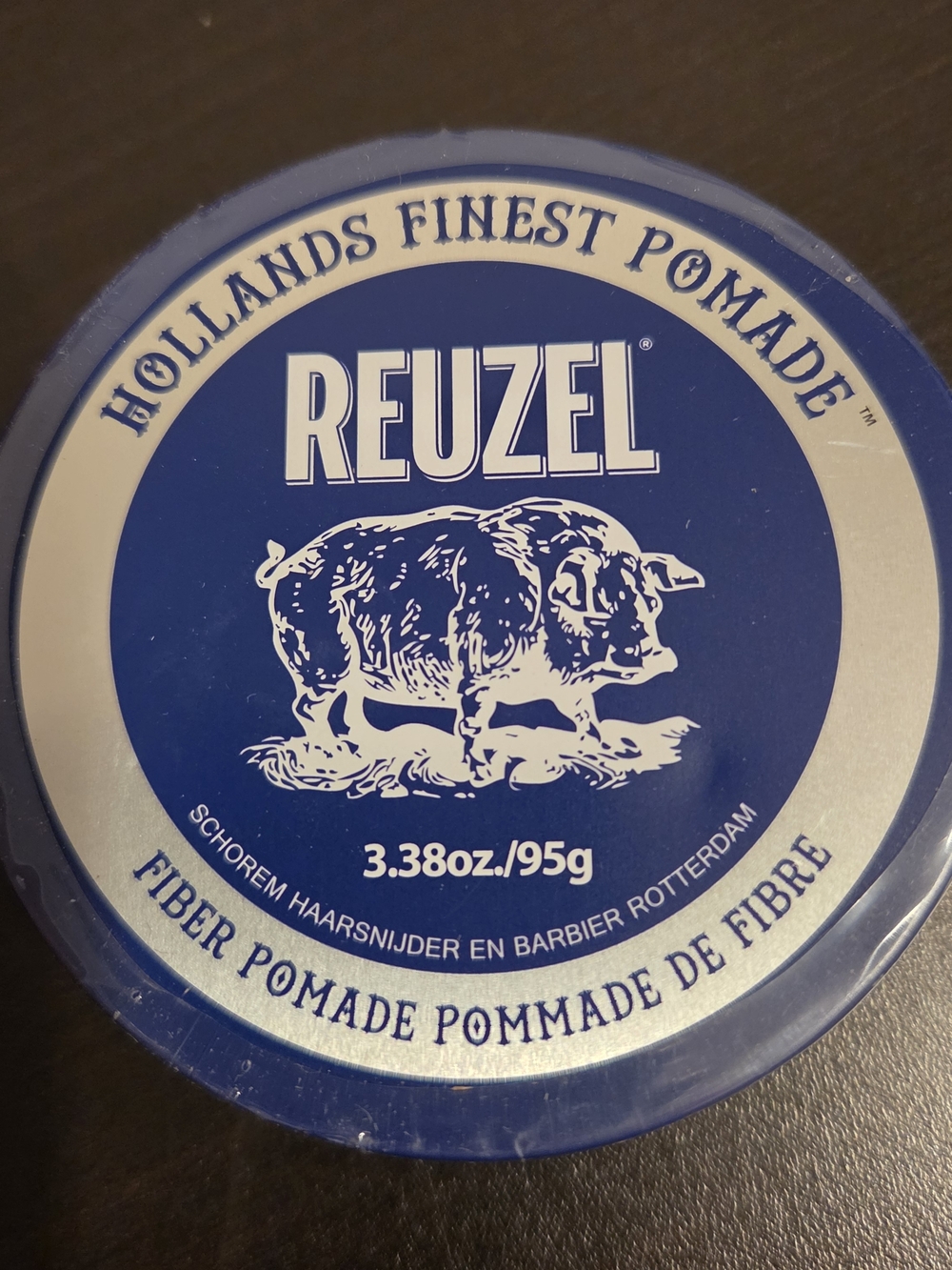 Reuzel Fiber Pomade Blue and Silver Tin